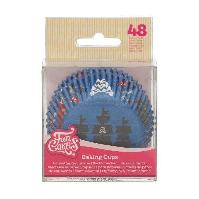 48 Caissettes à Cupcake Pirate