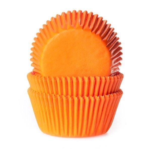 50 Caissettes à Cupcake - Orange - Patissland