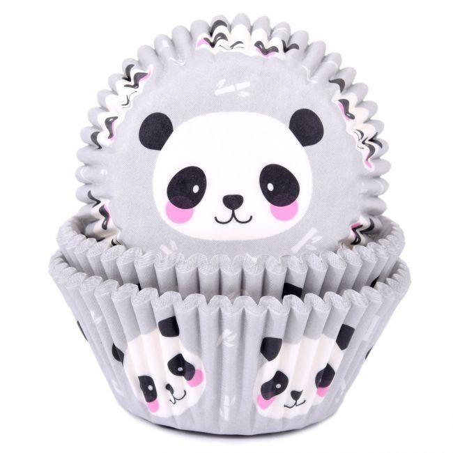 50 Caissettes à Cupcake Panda - Patissland
