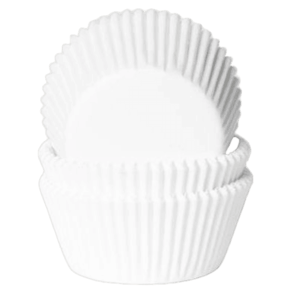 50 Caissettes Blanches