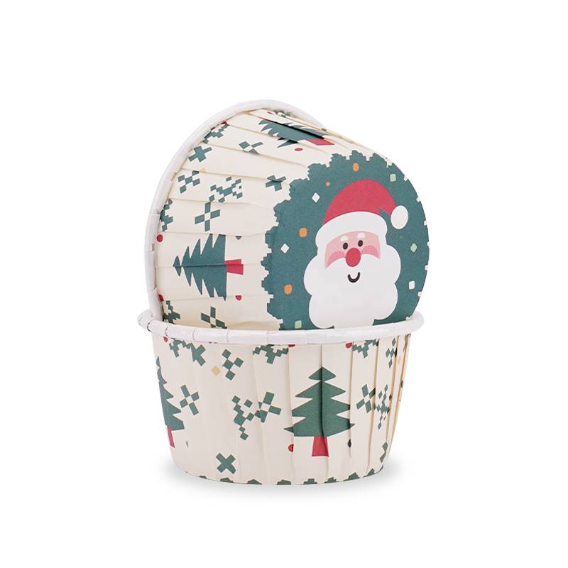 50 Caissettes de Cuisson – Sapin de Noël