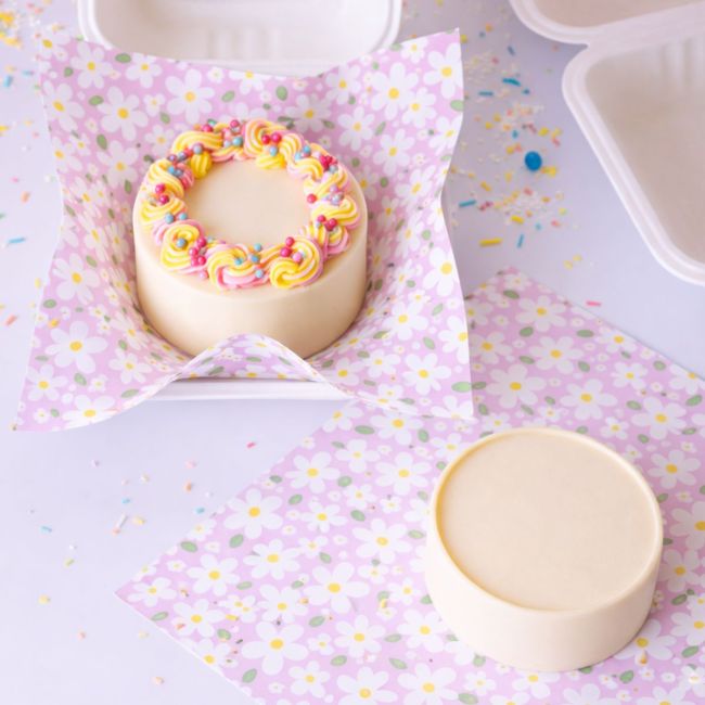50 Feuilles Bento Box 25 x 25 cm - Spring Flowers