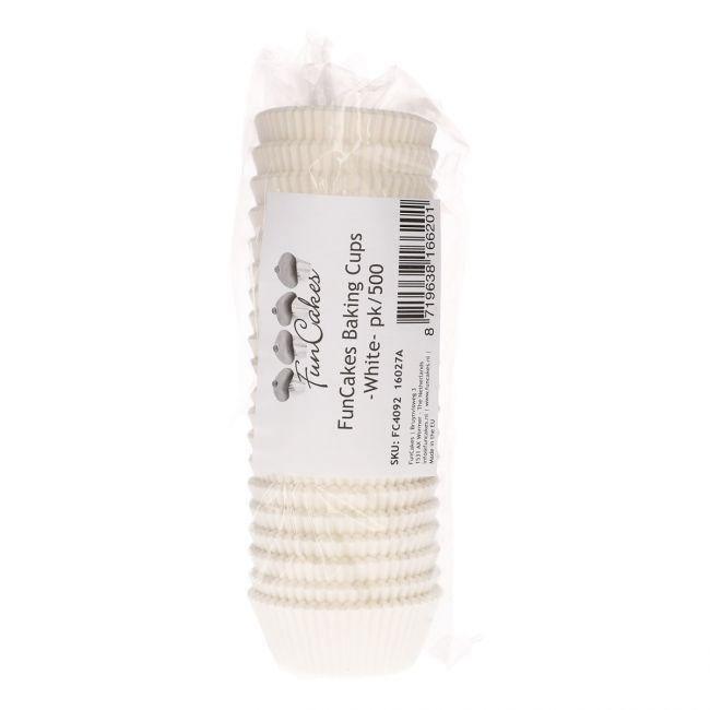 500 Caissettes à Cupcake Blanches