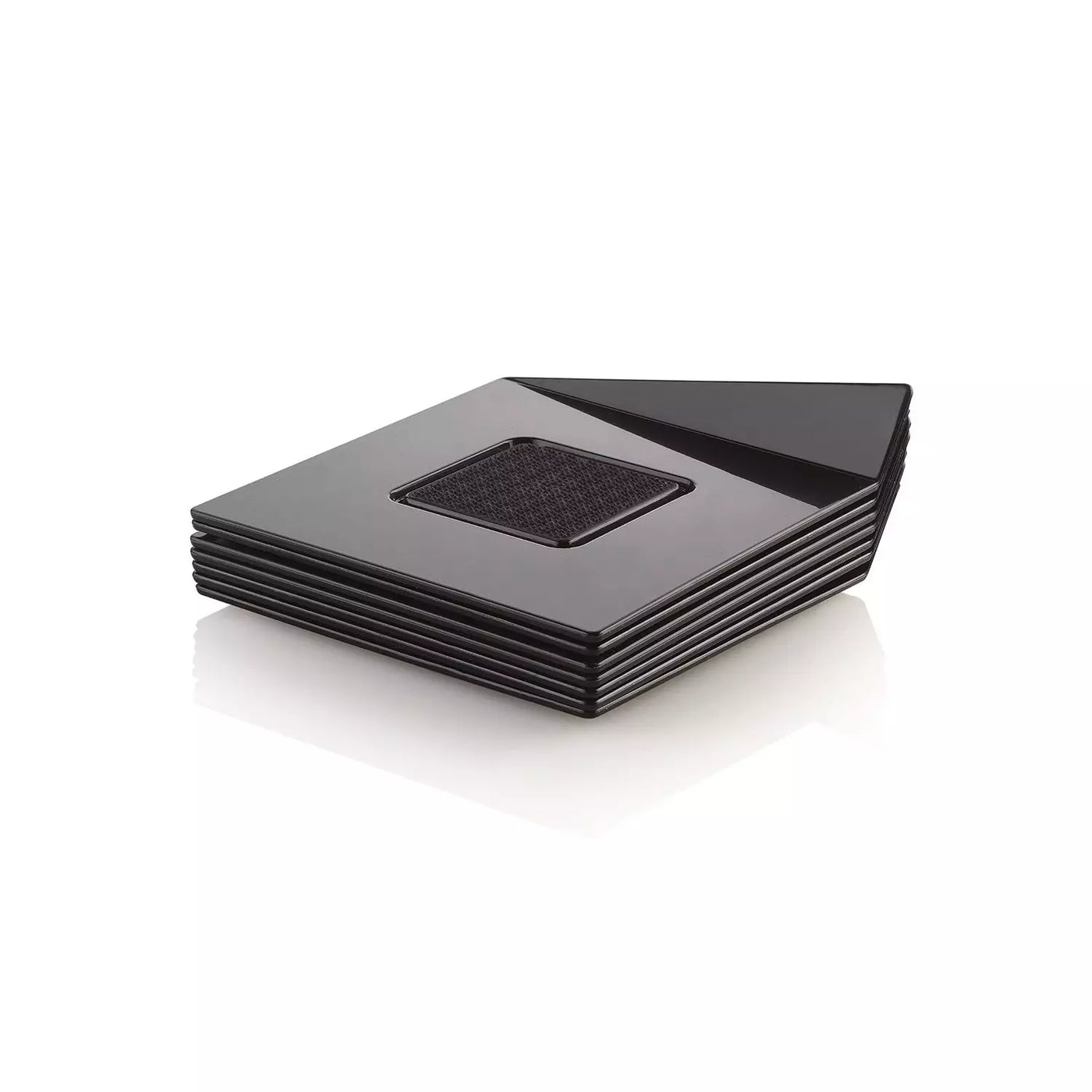 Pile de semelles carrées noires 83×83 mm