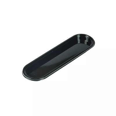 Lot de plateaux noirs 102×42 mm pour desserts individuels