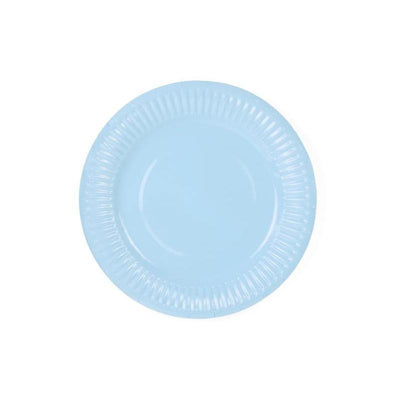 6 Assiettes Bleues - PARTY DECO