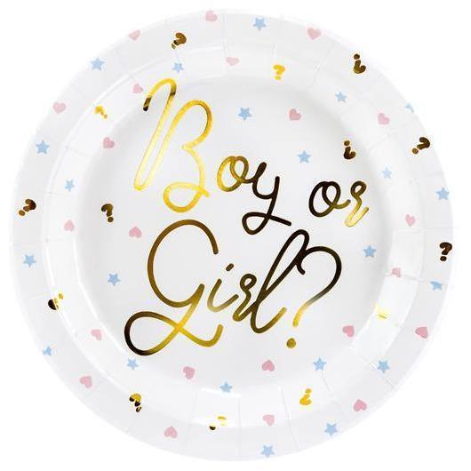 6 Assiettes Boy or Girl ?