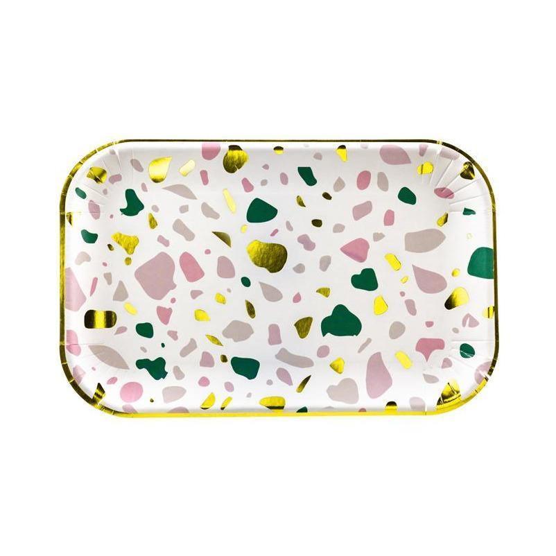 6 Assiettes Color Mix