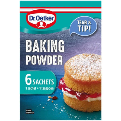 6 sachets de Levure chimique - DR OETKER