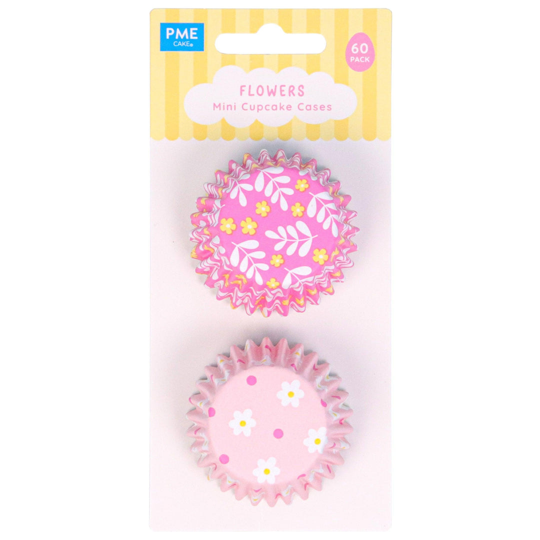 60 Mini Caissettes Fleurs