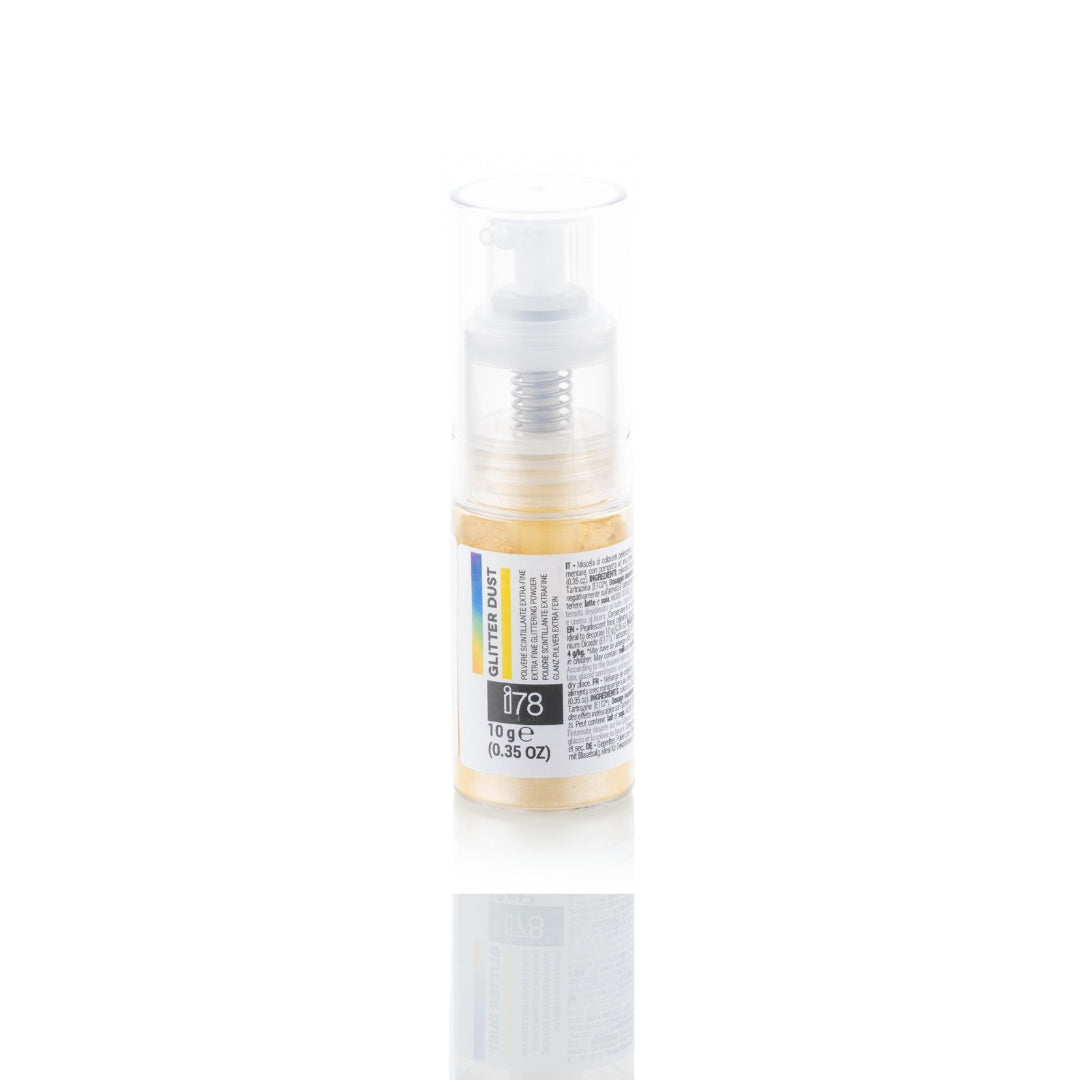 Spray - Glitterstof Geel 10g