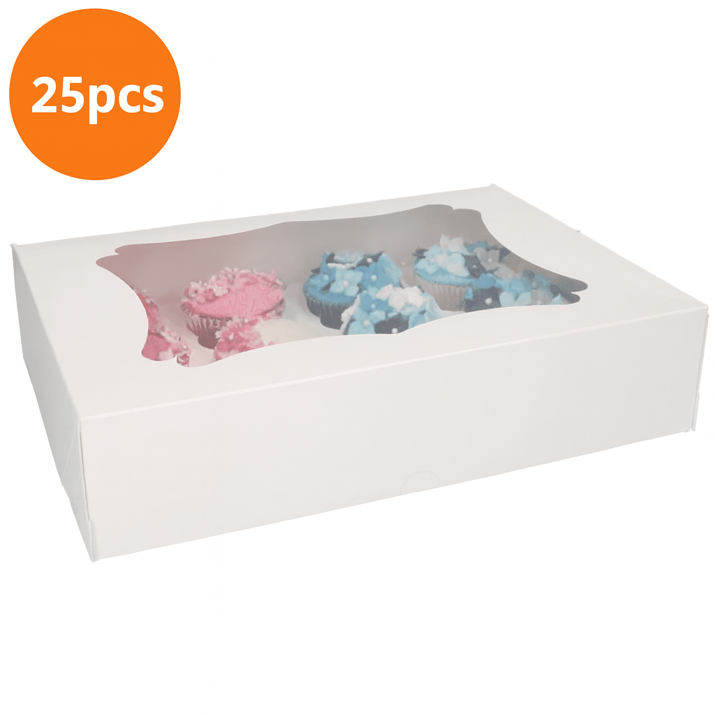 25 Boites et Inserts - 12 Cupcakes par boite