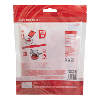 Candy Buttons - Melts Red 340g