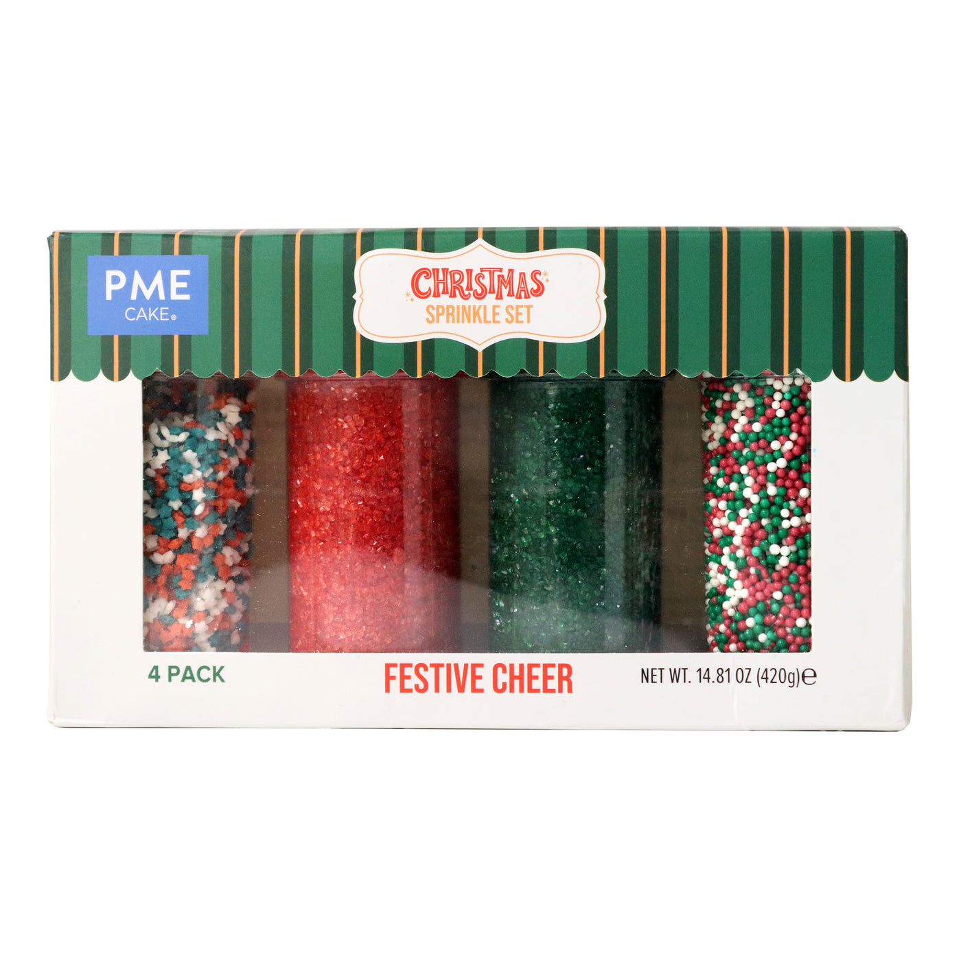 Conjunto de Natal/4 Sprinkles Alegria Festiva 420g