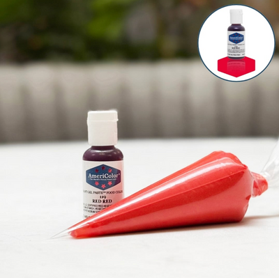 Colorant en gel rouge vif AmeriColor Red Red pour pâtisserie