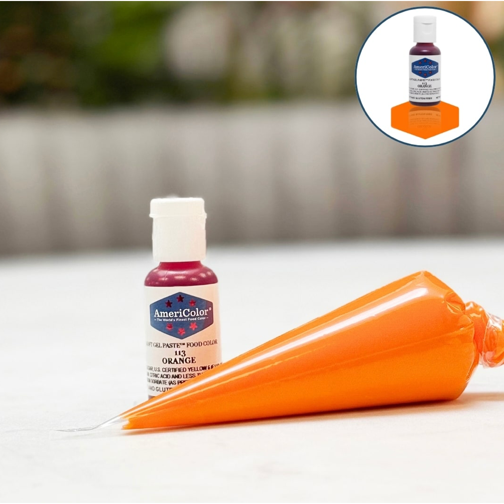 colorant alimentaire orange, americolor orange, colorant en gel pâtisserie