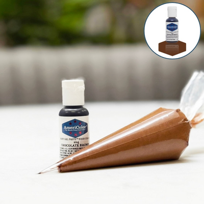 colorant alimentaire marron, chocolat, AmeriColor Chocolate Brown, colorant en gel