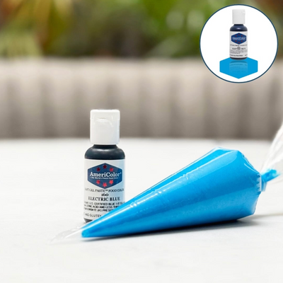 Colorant gel AmeriColor Electric Blue – Teinte bleu éclatant pour pâtisserie