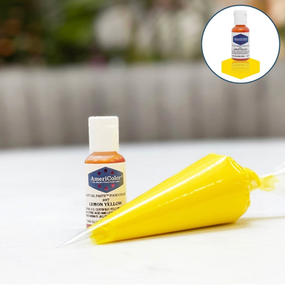 Colorant alimentaire AmeriColor Lemon Yellow – Jaune citron professionnel