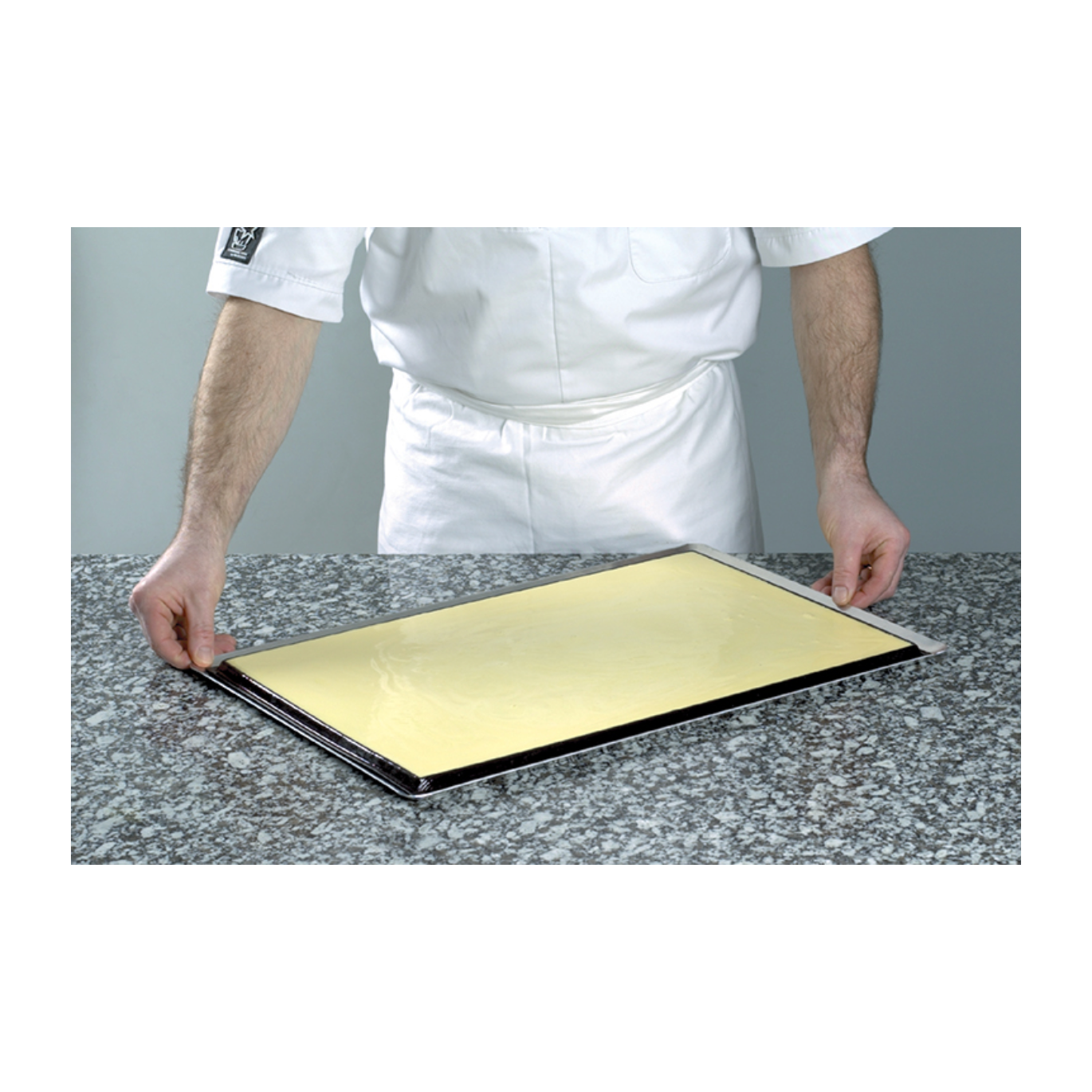 cadre souple silicone noir Maison Demarle 600x400 mm pâtisserie professionnelle