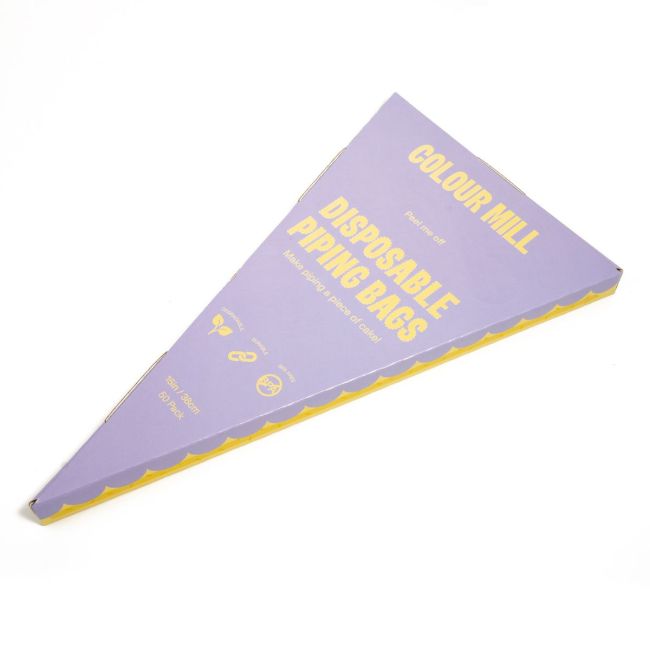 Poches à douille jetables Colour Mill 38 cm x50 grand format pour pâtisserie professionnelle
