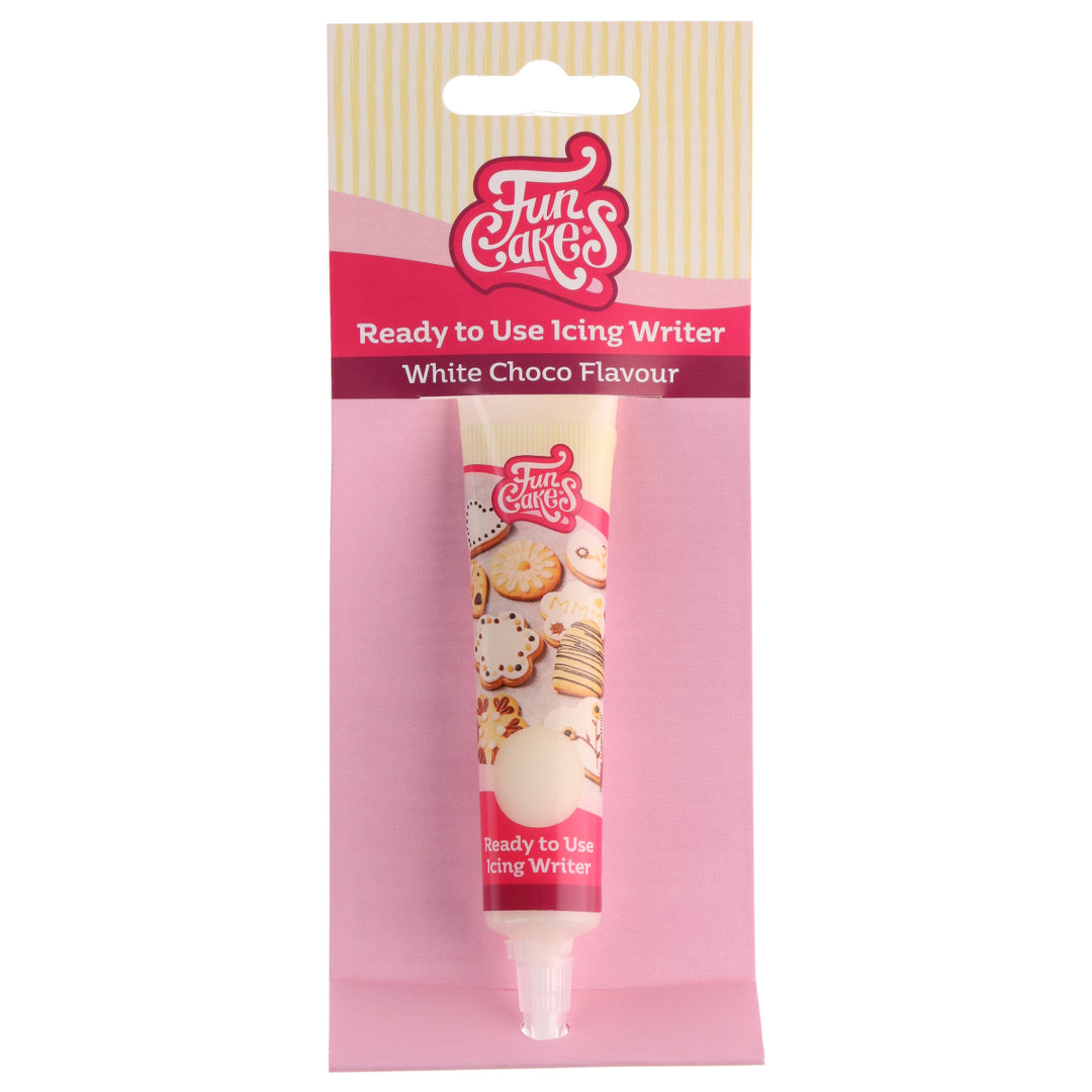 Stylo de glaçage prêt à l'emploi Chocolat Blanc 25g
