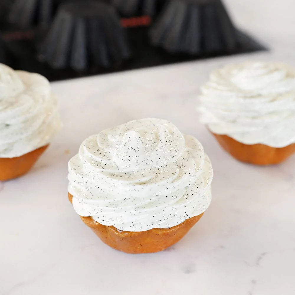 Moule silicone renforcé Pavoni Fiberform Ø81x37 mm – 24 empreintes 100 ml pour pâtisserie professionnelle