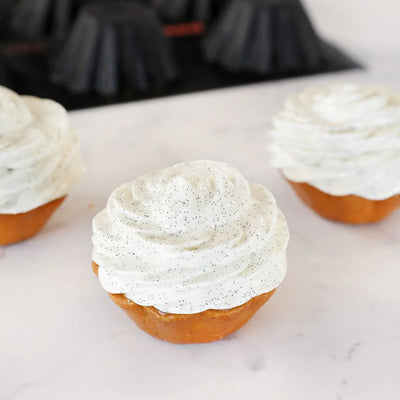 Moule silicone renforcé Pavoni Fiberform Ø81x37 mm – 24 empreintes 100 ml pour pâtisserie professionnelle