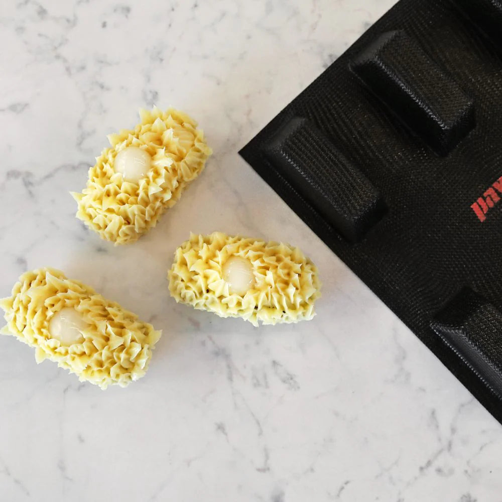 Moule silicone renforcé Pavoni Fiberform FB04 80x30x30 mm – 24 empreintes 55 ml