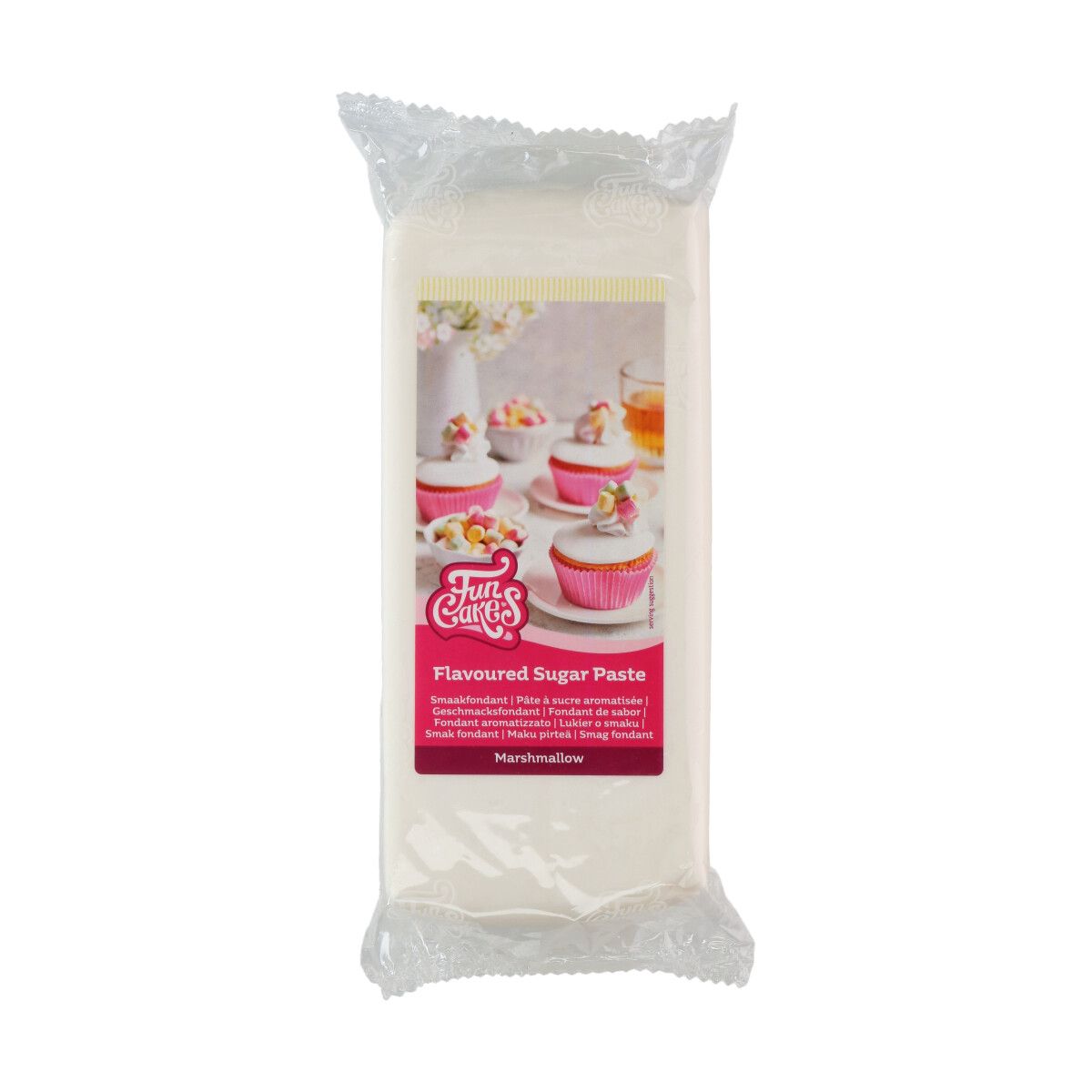 Pâte à sucre FunCakes goût Marshmallow 1 kg – idéale pour grands gâteaux
