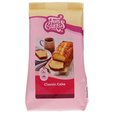 Mélange à gâteau FunCakes Classic Cake 400 g pour gâteau moelleux et vanillé