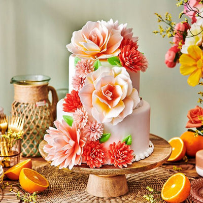 Fleur Comestible Pivoine Rose Ombre 12,5cm