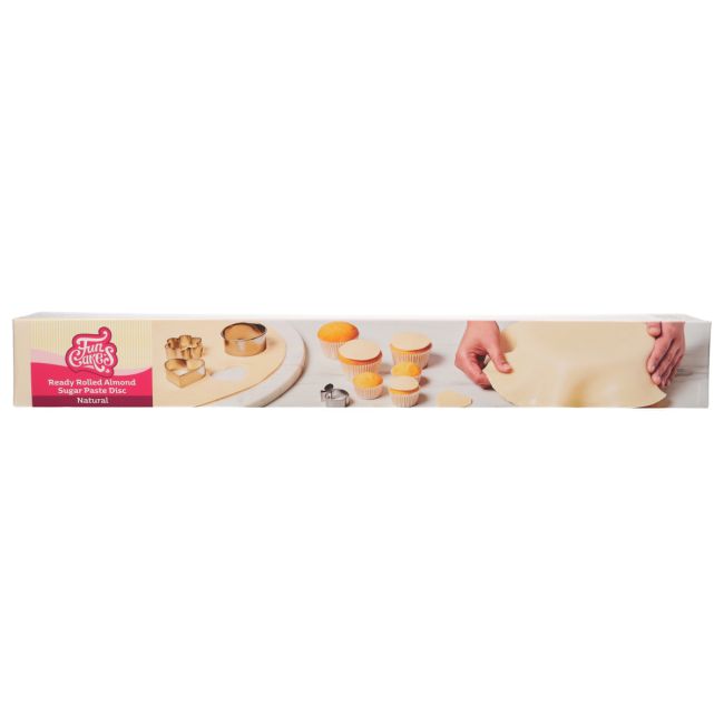 Disque de pâte à sucre étalée aux amandes FunCakes Ready Rolled Almond Sugar Paste 430 g