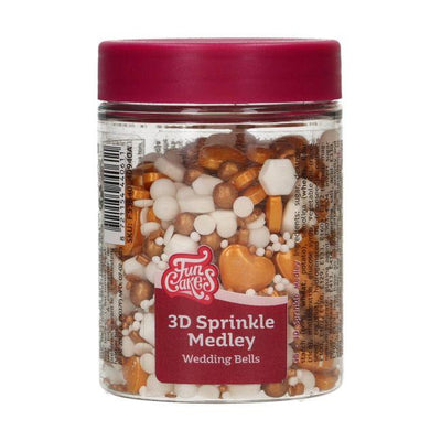 Mélange décoratif sucre mariage – FunCakes Wedding Bells 70g 