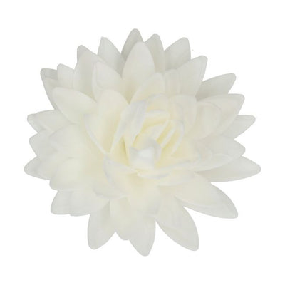 fleur comestible azyme, décoration gâteau fleur blanche, pivoine en papier comestible, fleur pâtisserie FunCakes