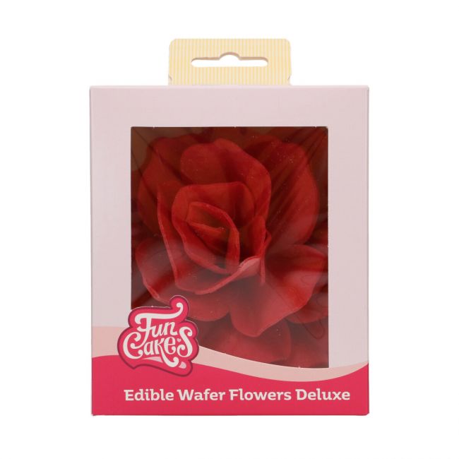 Fleur Comestible Rose Pastella Rouge