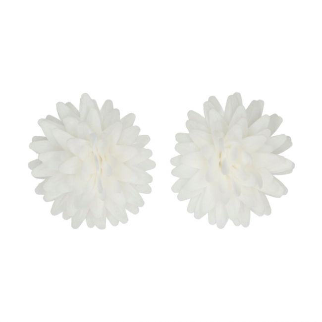 fleur comestible pâquerette, fleur azyme pompon blanc, décoration gâteau florale, fleurs FunCakes