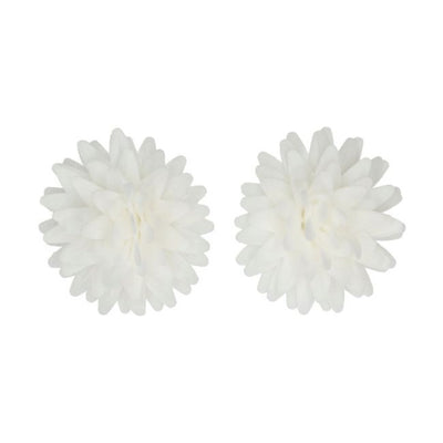 fleur comestible pâquerette, fleur azyme pompon blanc, décoration gâteau florale, fleurs FunCakes