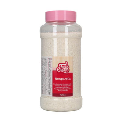 Mini billes blanches FunCakes 800 g pour décoration de pâtisseries