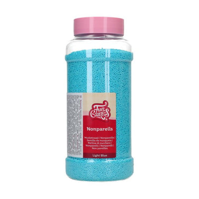 Mini billes bleu clair FunCakes 800 g pour décoration pâtissière