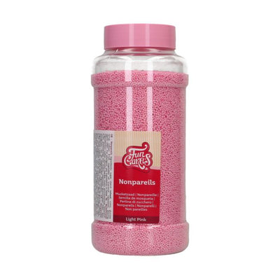 Mini billes en sucre FunCakes rose clair 800 g