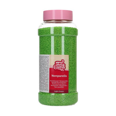Mini billes vert clair FunCakes 800 g – perles de sucre décoration