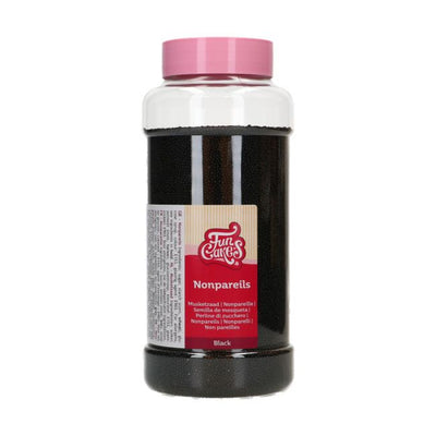 Mini billes noires FunCakes 800 g – décoration en sucre