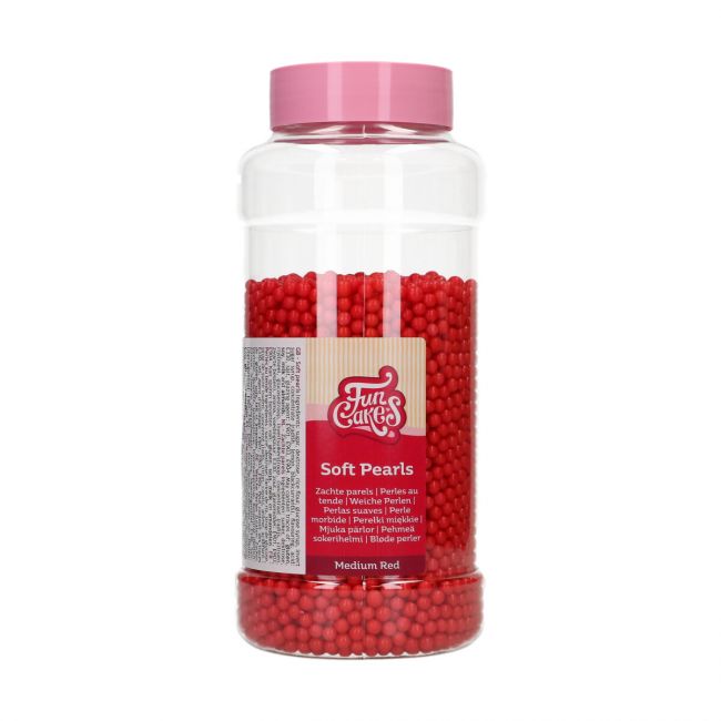 Pérolas Vermelhas Suaves - 5 mm - 500g