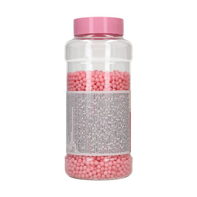 perles comestibles rose clair, décoration gâteau, perles croquantes, FunCakes