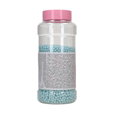 perles comestibles bleu clair, décoration gâteau, perles tendres, FunCakes