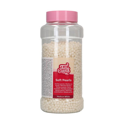Perles Blanches Comestibles 5 mm FunCakes – Pot 500g