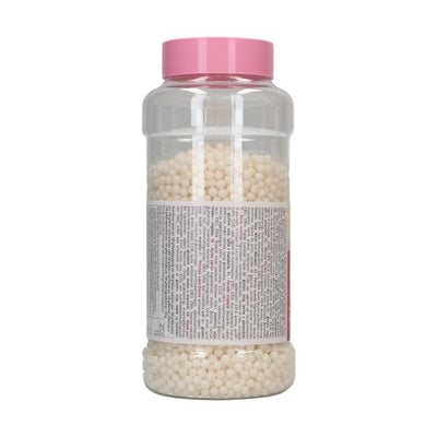 perles comestibles, perles blanches gâteau, décorations pâtisserie, perles tendres, FunCakes
