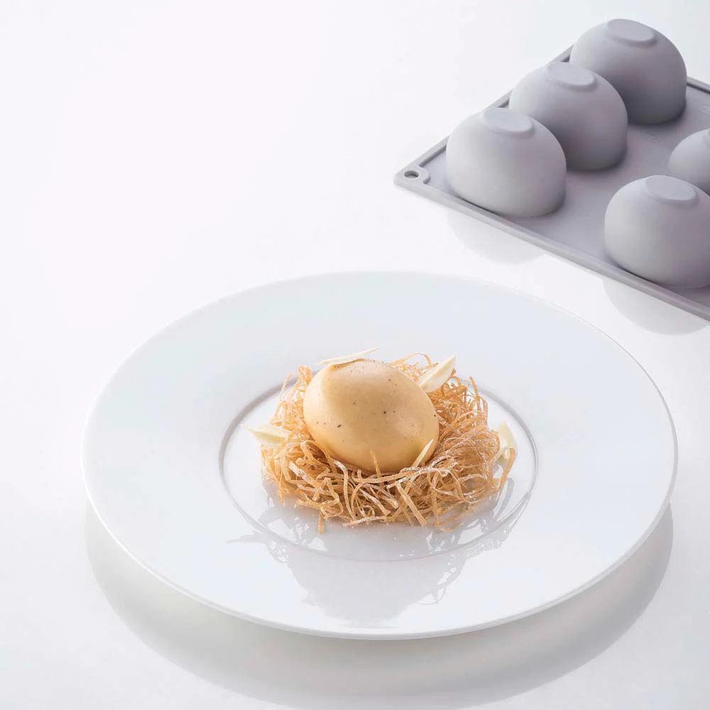 Moule Pavoni GG054 Egg by Andrea Berton en silicone avec 9 empreintes en forme d'œuf