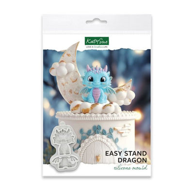 Moule en silicone Easy Stand Dragon Katy Sue pour gâteaux et décorations